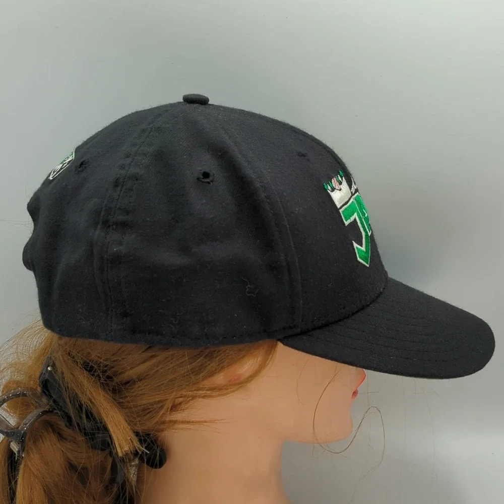 Vintage New Era West Tennessee Diamond Jaxx Hat Snapback Black Cap Made in USA